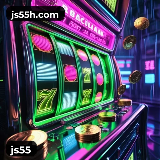 Tela de boas-vindas e lobby de jogos do aplicativo js55