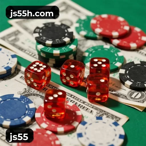 Sessão de jogo em andamento no aplicativo js55 para Android